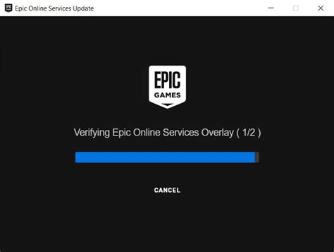  issues trying to connect to Epic Games servers 
